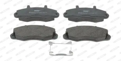 Комплект гальмівних колодок передн, FORD TRANSIT, TRANSIT TOURNEO 2.0-2.5D 04.91-12.00 FERODO FVR1338 Купити в Україні
