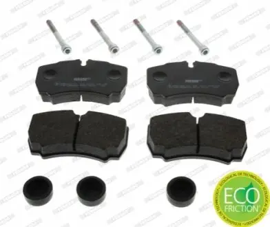 Комплект гальмівних колодок задн, IVECO DAILY III, DAILY IV, DAILY V, DAILY VI 2.3D-Electric 05.99 FERODO FVR1405 Купити в Україні
