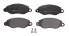 Фото Комплект гальмівних колодок передн, FORD TRANSIT, TRANSIT TOURNEO 2.0D/2.3/2.4D 01.00-05.06 FERODO (FVR1461) зображення 1