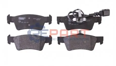 Комплект гальмівних колодок задн, VW CALIFORNIA T5 CAMPER, MULTIVAN T5, TRANSPORTER T5 1.9D-3.2 04.03-08.15 FERODO FVR1647 Купити в Україні
