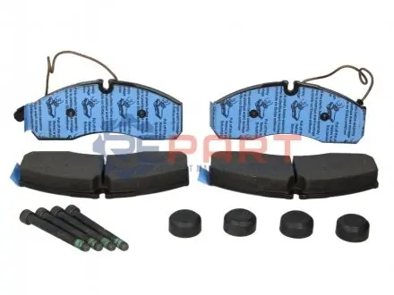 Комплект гальмівних колодок передн, NISSAN CABSTAR, NT400 CABSTAR SUZUKI IGNIS II RVI MAXITY 1.5/2.5D/3.0D 09.03 FERODO FVR4248