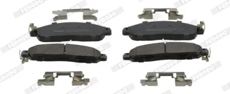 Комплект гальмівних колодок передн, NISSAN LEAF, NV200, NV200 / EVALIA Electric 05.14 FERODO FVR5284 Купити в Україні