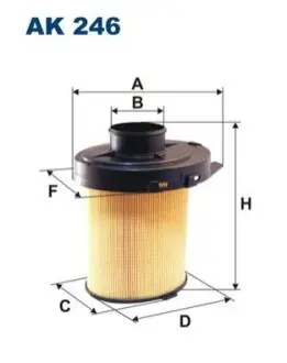 Повітряний фільтр FILTRON AK246
