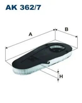 Фільтр повітряний BMW 5 (F10/F07) 2.0d/3.0d 10- (N47/N57) FILTRON AK3627