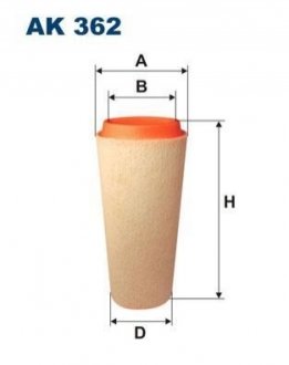 Фільтр повітряний FILTRON AK362