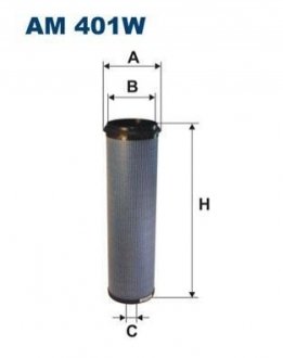 Фильтр воздуха FILTRON AM401W (фото 1)