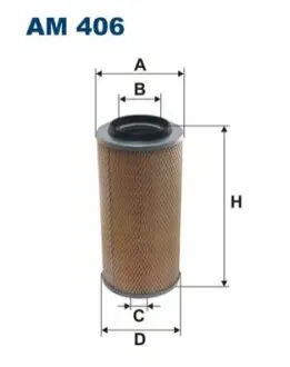 Повітряний фільтр FILTRON AM406