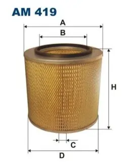 Фільтр повітряний (фільтруючий елемент) FILTRON AM419