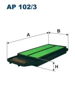 Фільтр повітряний Honda Accord VII/VIII 2.0-2.4 03-08 FILTRON AP1023
