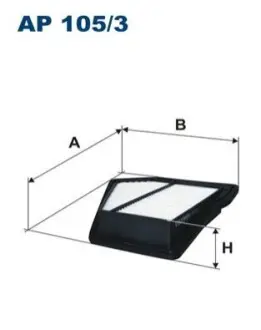 Фільтр повітряний Honda CR-V 2.2 i-DTEC 07 FILTRON AP1053