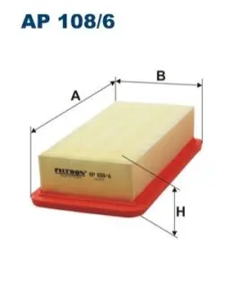 Фильтр воздуха FILTRON AP1086