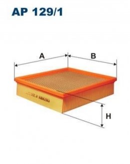 Фільтр повітря FILTRON AP1291 (фото 1)