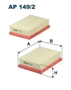 Фото Фильтр воздушный 2шт FILTRON (AP14922X) изображение 1