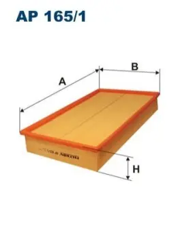 Фото Фільтр повітряний Volvo S60/S80/V70/XC70 98-08 FILTRON (AP1651) зображення 1