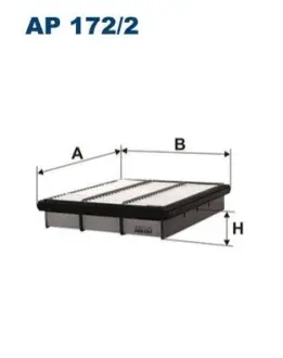 Фото Фильтр воздуха MITSUBISHI PAJERO 3.0i/3.5i V6 FILTRON (AP 172/2) изображение 1