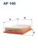 Фільтр повітряний VW Sharan 95-10/Seat Alhambra 96-10/Ford Galaxy 00-06(з флісом) FILTRON (AP186) зображення 1