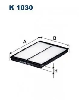 Фільтр салону FILTRON K1030 Купити в Україні