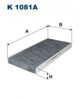 Фильтр салона FILTRON K1081A