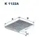 Фільтр салону Fiat Panda 1.1-1.4 JTD 95-/Ford Ka 1.2/1.3 TDCi 08-16 (вугільний) FILTRON (K1122A) зображення 1