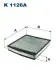 Фільтр салону Volvo S60/S70/S80/V70/XC90 -14 (вугільний) FILTRON (K1126A) зображення 1