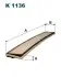 Фото Фільтр салону BMW 3 (E46) 98-05/X3 (E83) 04- M43/M47/M52/M54/N42/N45/N46 FILTRON (K1136) зображення 1