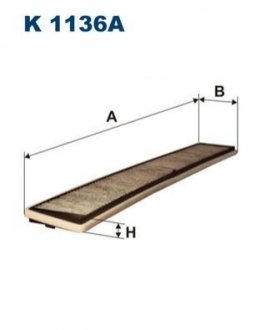 Фильтр салона FILTRON K1136A