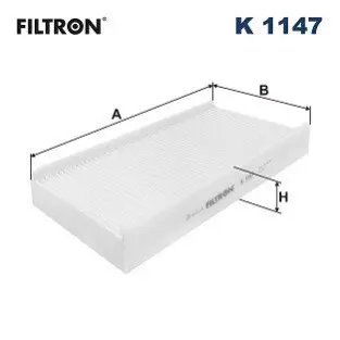 Фільтр салону Citroen C5/C6/Peugeot 407 04 FILTRON K1147