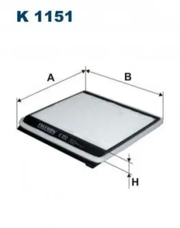 Фильтр салона FILTRON K1151