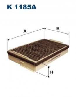 Фільтр салону FILTRON K1185A (фото 1)