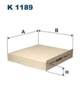 Фото 1 — Фильтр салона FILTRON (K1189) Фото Фильтр салона FILTRON (K1189) изображение 1