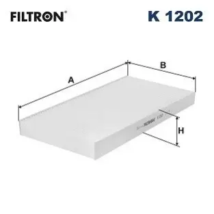 Фільтр салону MB A-class (W169)/B-class (W245) FILTRON K1202