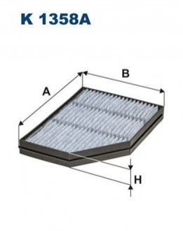 Фільтр салону FILTRON K1358A (фото 1)