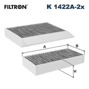 Фільтр салону MB M-class (W166) 11- (вугільний) FILTRON K1422A2X