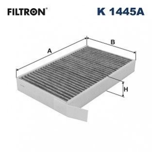 Фiльтр салону вугiльний FILTRON K1445A