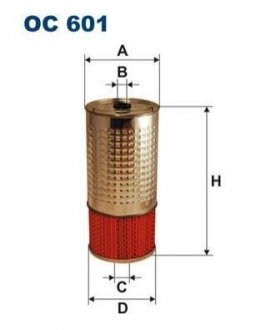 Фильтр смазки FILTRON OC601