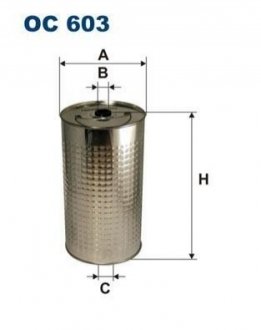 Фильтр масла FILTRON OC603 (фото 1)