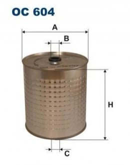 Фільтр масла FILTRON OC604 (фото 1)