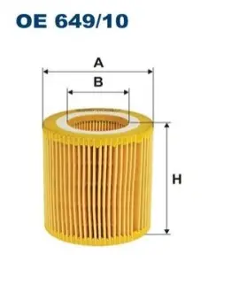 Фільтр масляний BMW 1 (F20/F21)/5 (F10/F11) 2.0 10- (N20) FILTRON OE64910