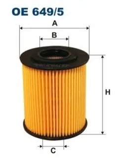 Фільтр масляний BMW 3 (E46)/5 (E39)/7 (E38) 3.0D 94-07 (M57) FILTRON OE6495 Купити в Україні