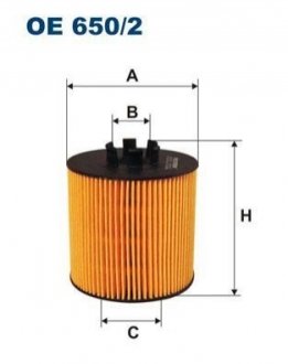 Фільтр масла FILTRON OE6502