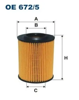 Фільтр масляний BMW 3 (F30/F31) 1.6i 12- (N13) FILTRON OE6725