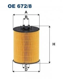 Фільтр масла FILTRON OE6728 (фото 1)