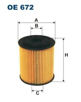 Фільтр масляний MINI Cooper 01-08 FILTRON OE672