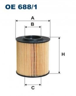 Фильтр масла FILTRON OE6881