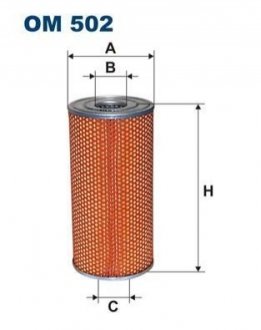 Фильтр масла FILTRON OM502