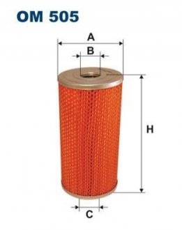 Фільтр масла MANN 13.256 FILTRON OM 505 (фото 1)
