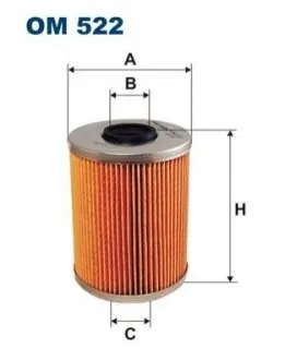 Фільтр масляний BMW M3 (E36/ E46)/ Z3 (E36)/ Z4 (E85/ E86) 92-09 FILTRON OM522 Купити в Україні