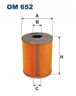 Фильтр масла FILTRON OM652