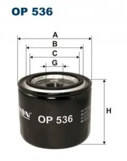 Оливний фільтр FILTRON OP536