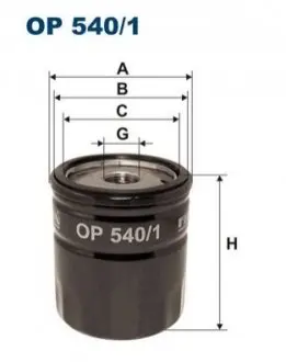 Фильтр масляный FILTRON OP5401 Купить в Украине